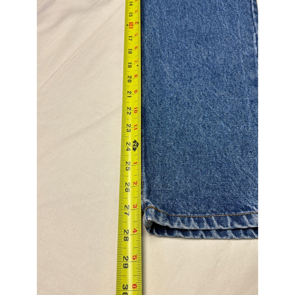 NWOT Vintage 90/80s Guess Jeans 12 Medium Wash Straight Leg Denim USA 24x28 - Picture 12 of 14